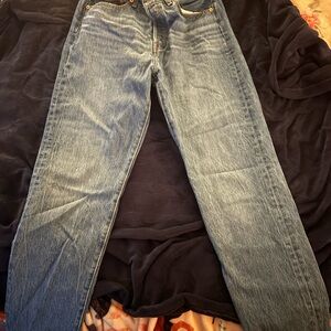 Levi's Women's Straight Leg Blue Jeans